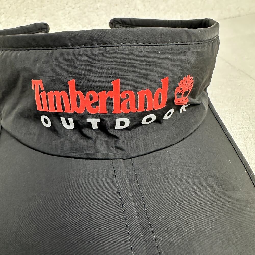 Timberland Outdoor Visor Hat Black Foldable Brim Adjustable Lightweight OS - Picture 2 of 8